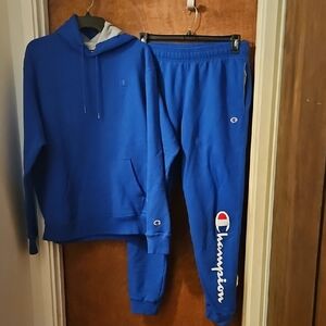 Champion Royal Blue Tracksuit with Logo
